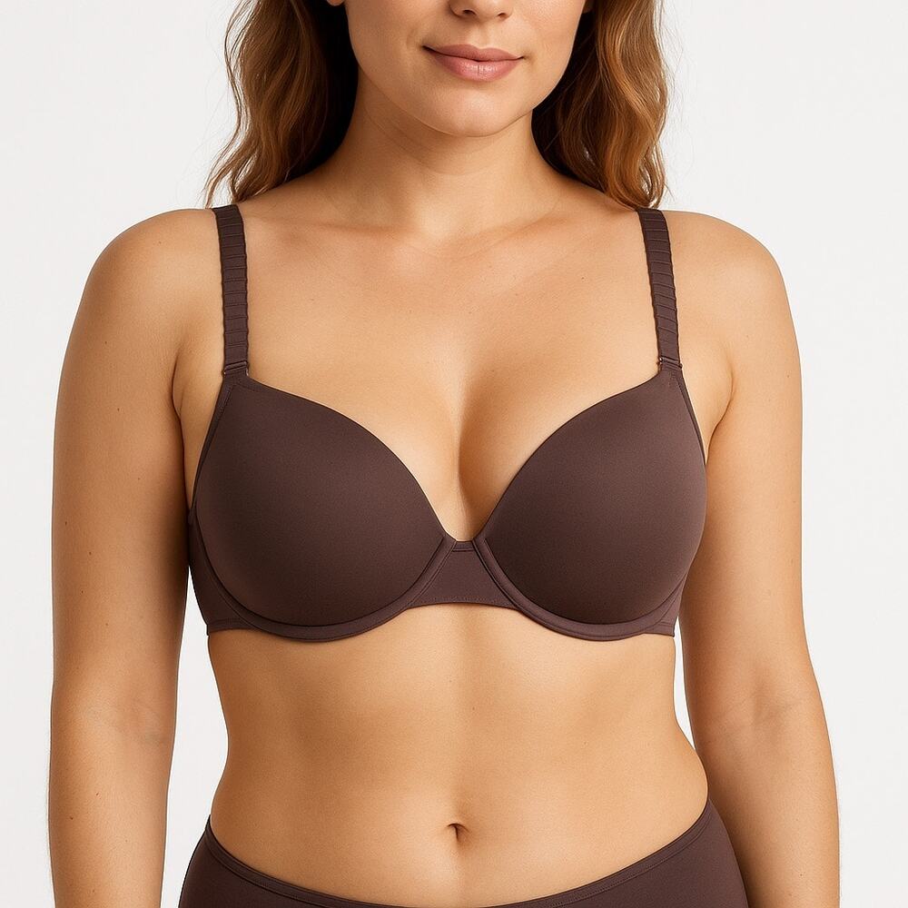 ThirdLove 24/7 Classic T-Shirt Bra 32F Expresso Underwire Smooth Everyday Fit